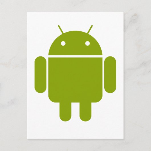 Android Postkarte (Vorderseite)