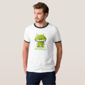 Android Retro-Stil T-Shirt (Vorne ganz)