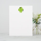 Android Robot Icon als Pirate (Stehend Vorderseite)