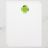 Android Robot Icon als Pirate (Vorne/Hinten)
