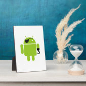 Android Robot Icon als Pirate Fotoplatte (Seite)