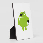 Android Robot Icon als Pirate Fotoplatte (Seite)