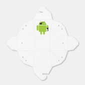 Android Robot Icon als Pirate Geschenkschachtel (Ungefaltet)