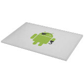 Android Robot Icon als Pirate Schneidebrett (Ecke)