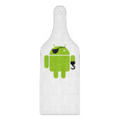 Android Robot Icon als Pirate Schneidebrett (Vorderseite)