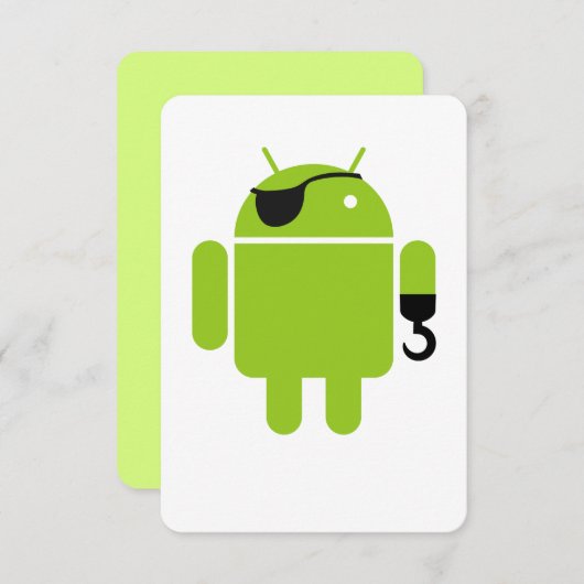 Android Robot Mighty Pirate (Vorne/Hinten)