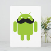 Android Robot Mustache (Stehend Vorderseite)