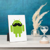 Android Robot Mustache Fotoplatte (Seite)
