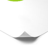 Android Robot Mustache Poster (Ecke)