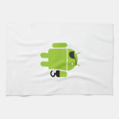 Android Robot Pirate Style Handtuch (Horizontal)