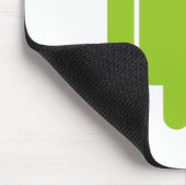 Android-Roboter-Pirat-Grafik Mousepad (Ecke)