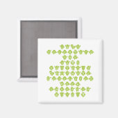 Android Software Developer Sprichwort (Großbuchsta Magnet (Vorderseite/Rückseite)