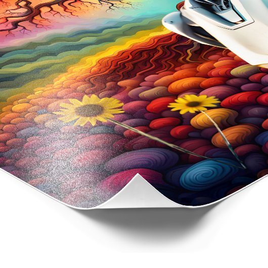 Android Tree Fotodruck (Ecke)