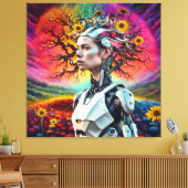 Android Tree Leinwanddruck (Insitu (Wohnzimmer))