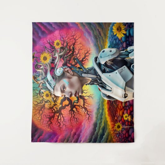 Android Tree Wandteppich (Vorderseite)
