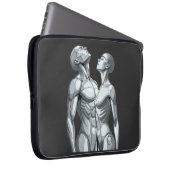 Android Union: Couple Futuristic Laptop Sleeve (Vorne Rechts)