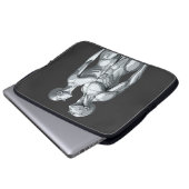 Android Union: Couple Futuristic Laptop Sleeve (Vorne Knopf)