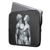 Android Union: Couple Futuristic Laptop Sleeve (Vorderseite Links)