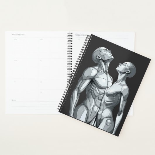 Android Union: Cyborg Couple Futuristic Planner Planer (Anzeige)