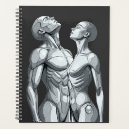 Android Union: Cyborg Couple Futuristic Planner Planer
