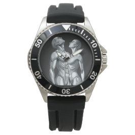 Android Union: Cyborg Couple Sport Wrist Watch Armbanduhr