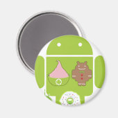 Android-Versionen Magnet (Vorderseite/Rückseite)