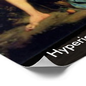 ANDROID XENIA IN HYPERIONS ORBITEREM SCi-Fi Poster (Ecke)