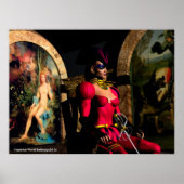 ANDROID XENIA IN HYPERIONS ORBITEREM SCi-Fi Poster (Vorne)