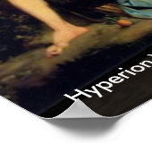 ANDROID XENIA IN HYPERIONS ORBITEREM SCi-Fi Poster (Ecke)