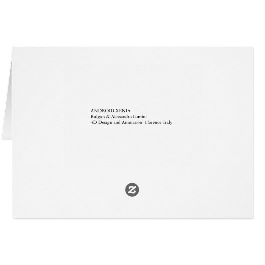 ANDROID XENIA SPACESHIP PILOT, Science Fiction (Rückseite Horizontal)