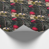 ANDROID XENIA SPACESHIP PILOT, Science Fiction Geschenkpapier (Ecke)