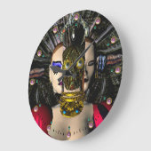 ANDROID XENIA SPACESHIP PILOT-Science Fiction Große Wanduhr (Winkel)