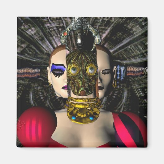 ANDROID XENIA SPACESHIP PILOT, Science Fiction Magnet (Vorne)