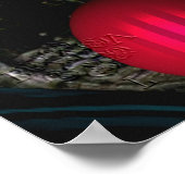 ANDROID XENIA SPACESHIP PILOT, Science Fiction Poster (Ecke)