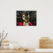 ANDROID XENIA SPACESHIP PILOT, Science Fiction Poster (Küche)