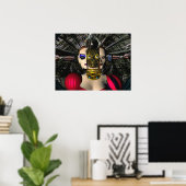 ANDROID XENIA SPACESHIP PILOT, Science Fiction Poster (Heimbüro)