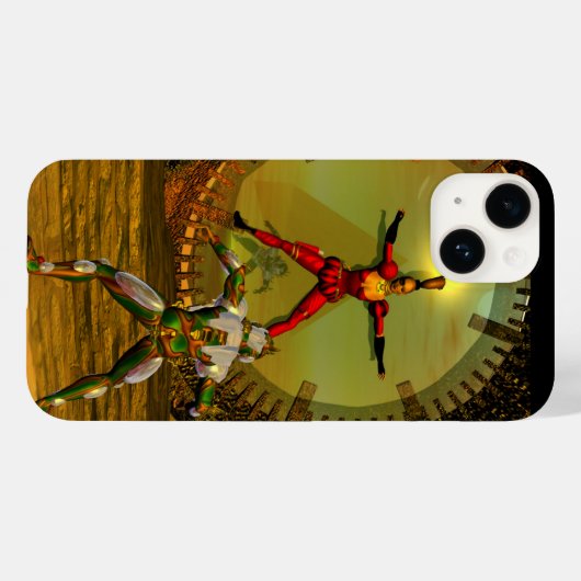 ANDROID XENIA TREFFT CYBORG TITAN Case-Mate iPhone HÜLLE (Rückseite (Horizontal))