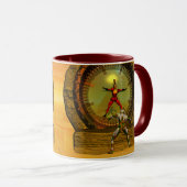 ANDROID XENIA TREFFT CYBORG TITAN-Science Fiction Tasse (VorderseiteRechts)
