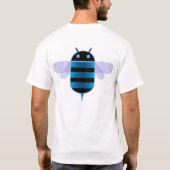 Androide Bienenwabe T-Shirt (Rückseite)