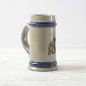 Androide Bierglas (Vorderseite Links)