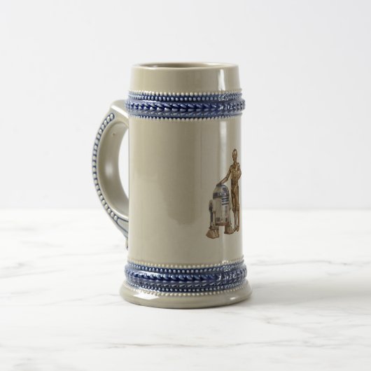 Androide Bierglas (Vorderseite Links)