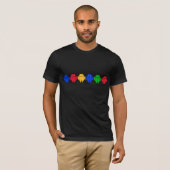 Androide Farben T-Shirt (Vorne ganz)