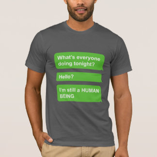 Androide grüne Blasen sind noch immer Menschen T-Shirt