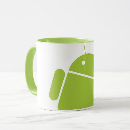 Androide Kaffee-Tasse Tasse (Vorderseite Links)