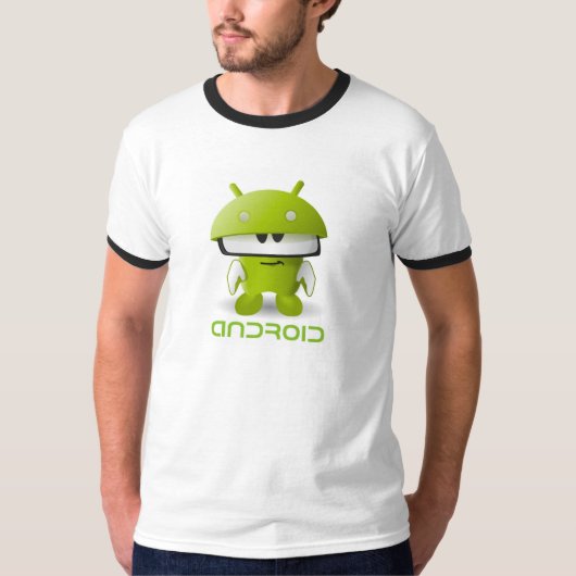 Androide Retro Art T-Shirt (Vorderseite)