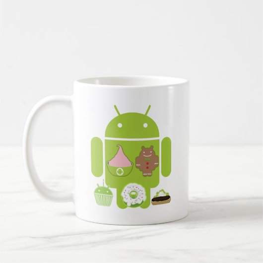 Androide Versionen Kaffeetasse (Links)