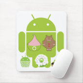 Androide Versions-Mausunterlage Mousepad (Mit Mouse)