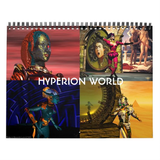 ANDROIDEN,ZYBORE AUS DER HYPERION WORLD 2017 KALENDER (Titelbild)
