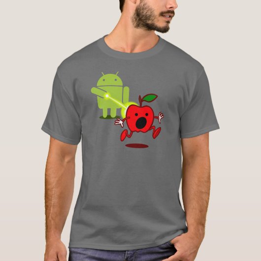 Androider Angriff! T-Shirt (Vorderseite)