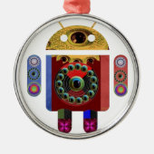 ANDROIDER Roboter Ornament Aus Metall (Vorne)
